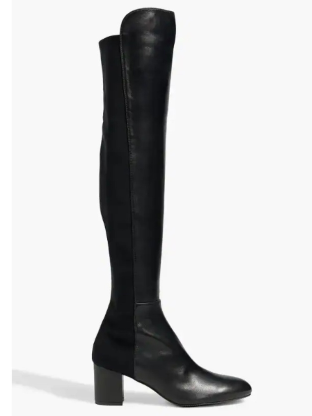 stuart weitzman over the knee black boots 8